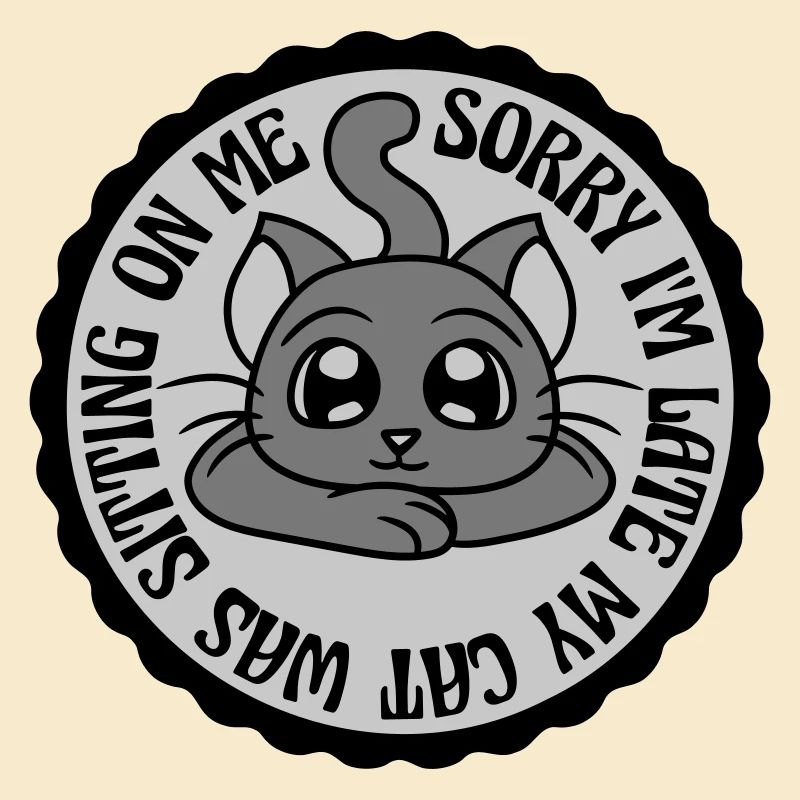 sorry cat was sitting