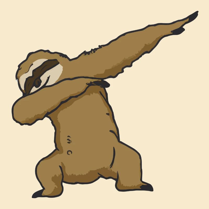 Dabbing Sloth Idée cadeau