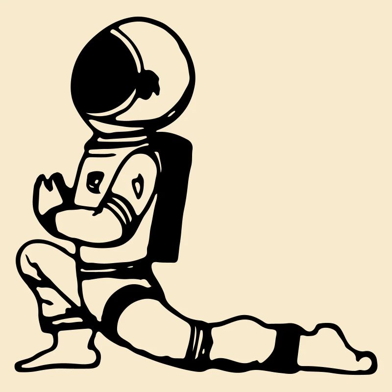 Astronaut Yoga Funny Gift Idea