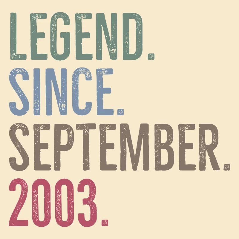 Legende seit September 2003