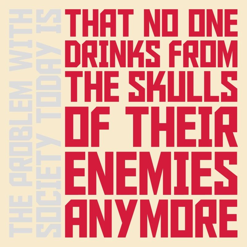 drinks from enemies skulls