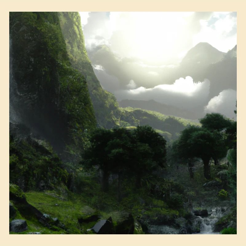 Wunderschöne Berglandschaft