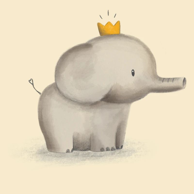 Kleiner Süßer Elefant