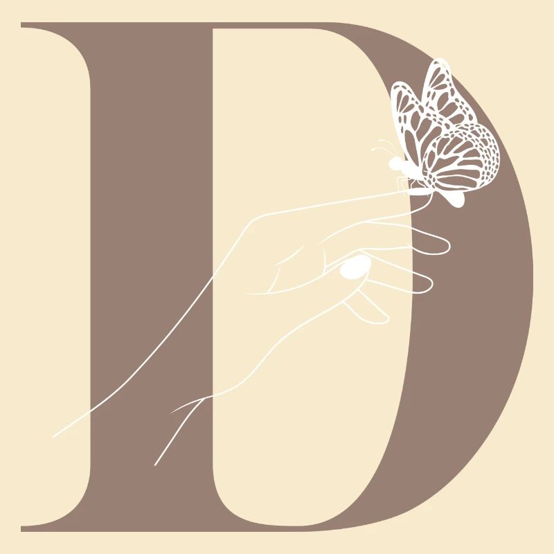 Magic butterfly letter