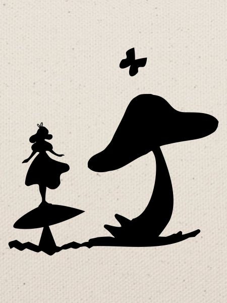 Alice im Wunderland Pilz