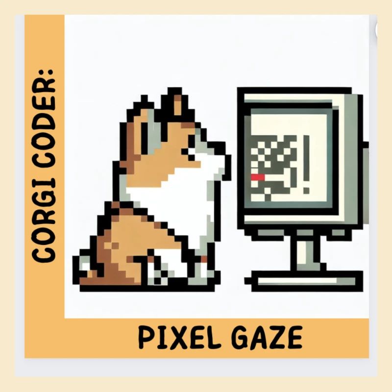 Corgi Coder: Pixel Gaze