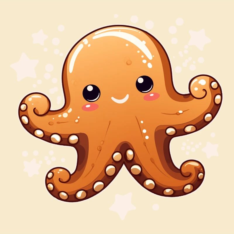 Lebkuchen Oktopus