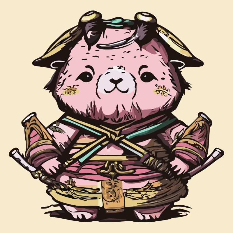 Tierischer Samurai