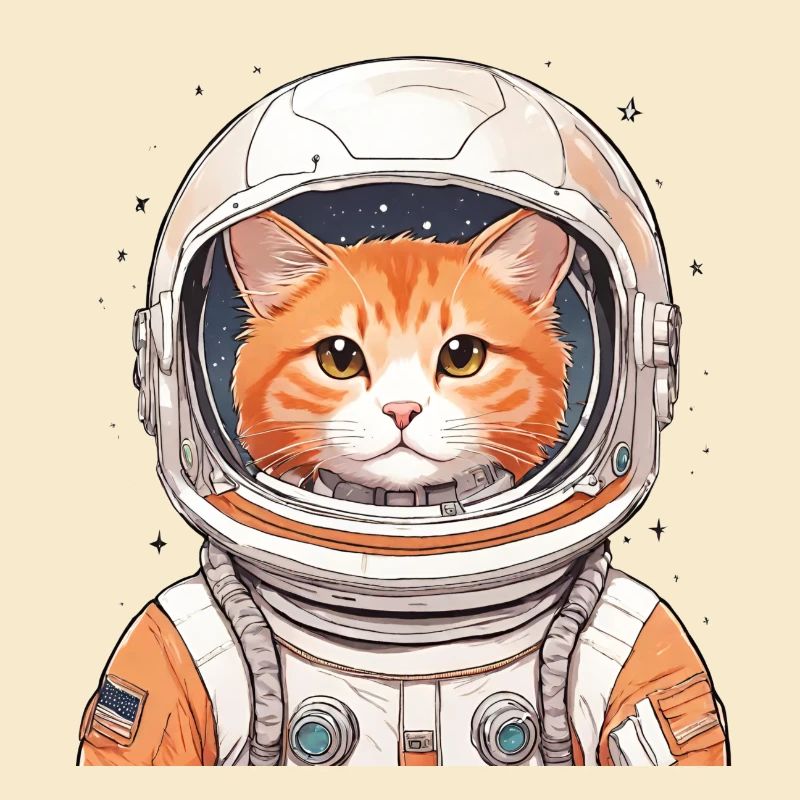 Astronauten-Katze