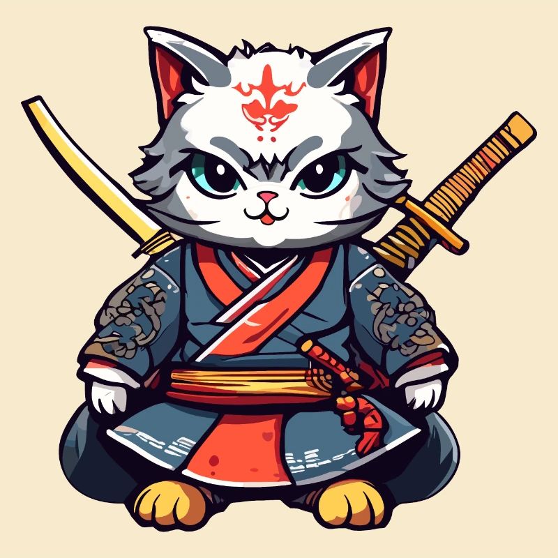 Samurai Cat #40