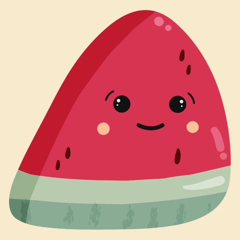 Kawaii Wassermelone