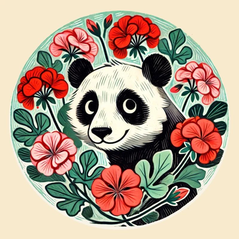 Géraniums pandas