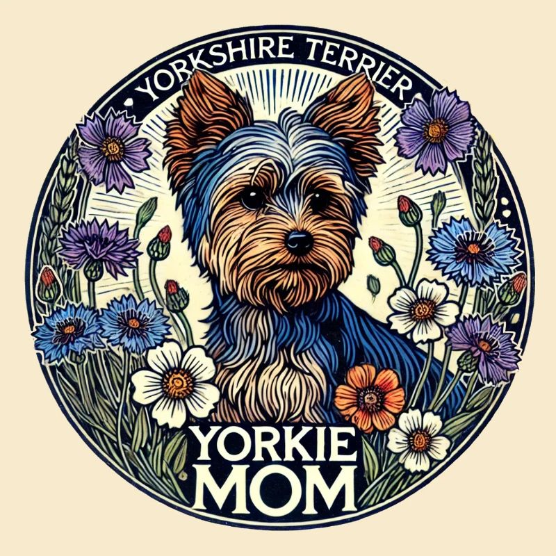 Yorkie-Mutter