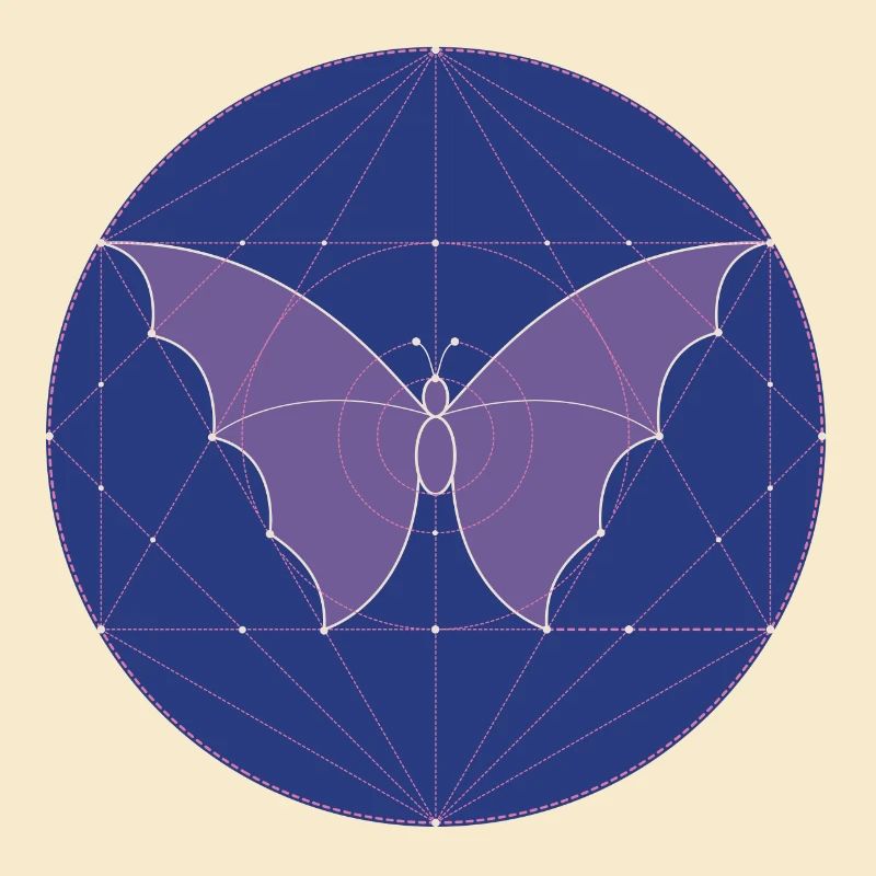Sacred Geometry Butterfly