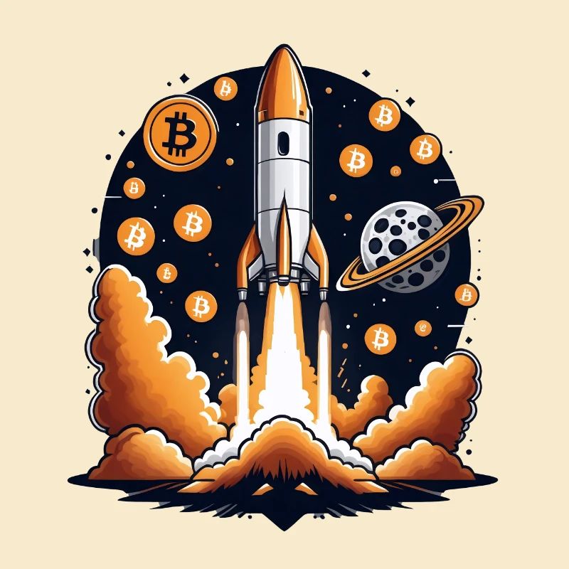 Bitcoin Crypto Crypto à la lune Cadeau