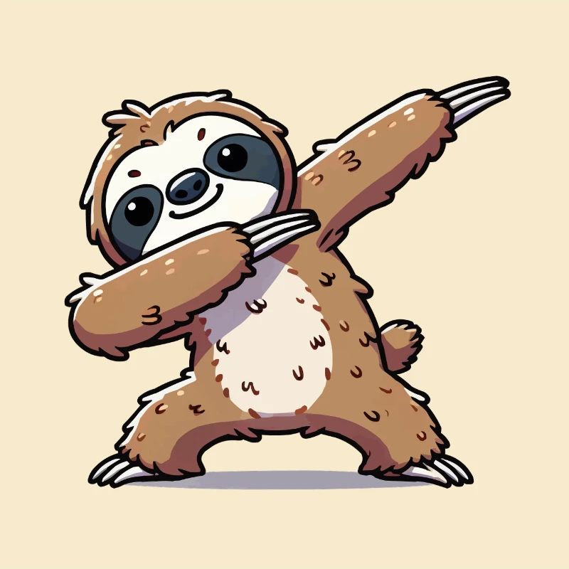 faultier dabbing