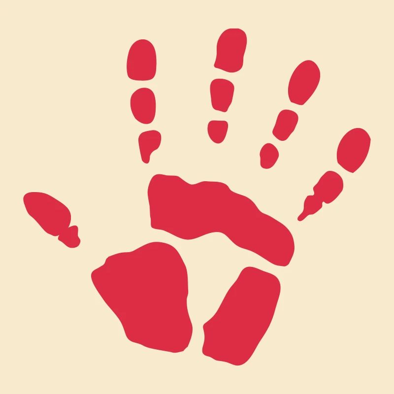 Hand Handabdruck