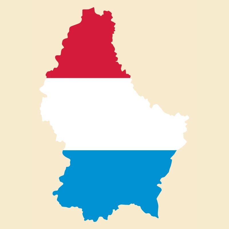 Luxembourg map&flag
