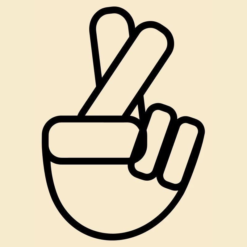 crossed fingers
