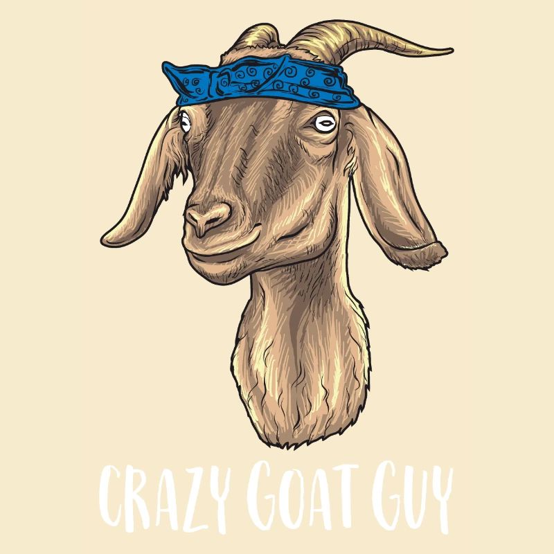 Crazy goat man