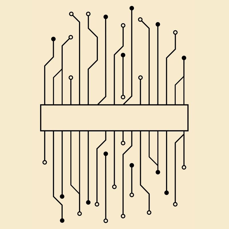 shield frame text circuit wire data microch