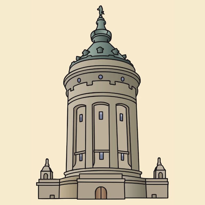 Wasserturm Mannheim c