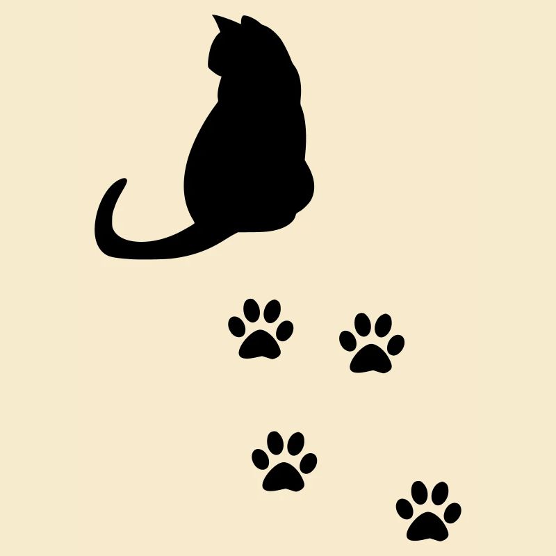 Cat with paws