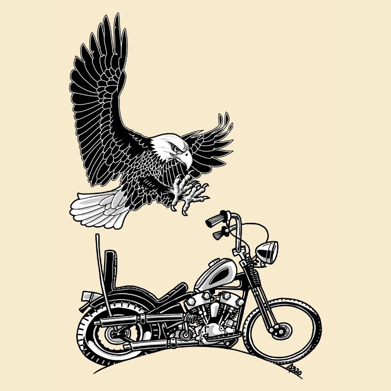 0906 Eagle Chopper Knöchelkopf
