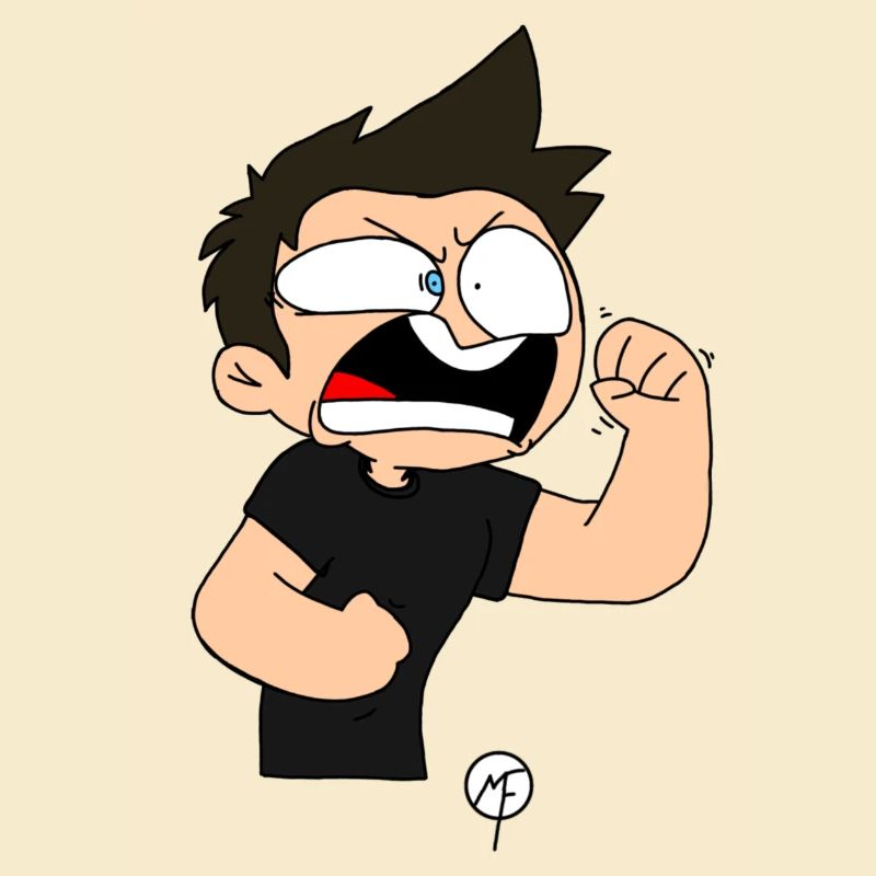 chibi marv angry