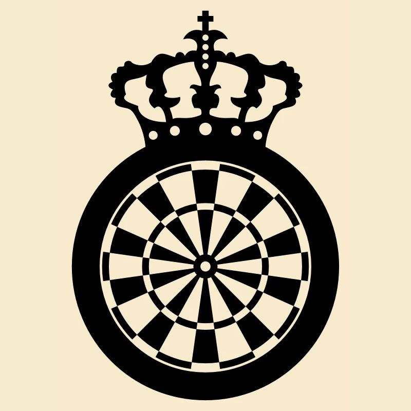 Crown dart board