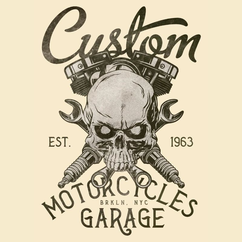 custom motorcycles garage