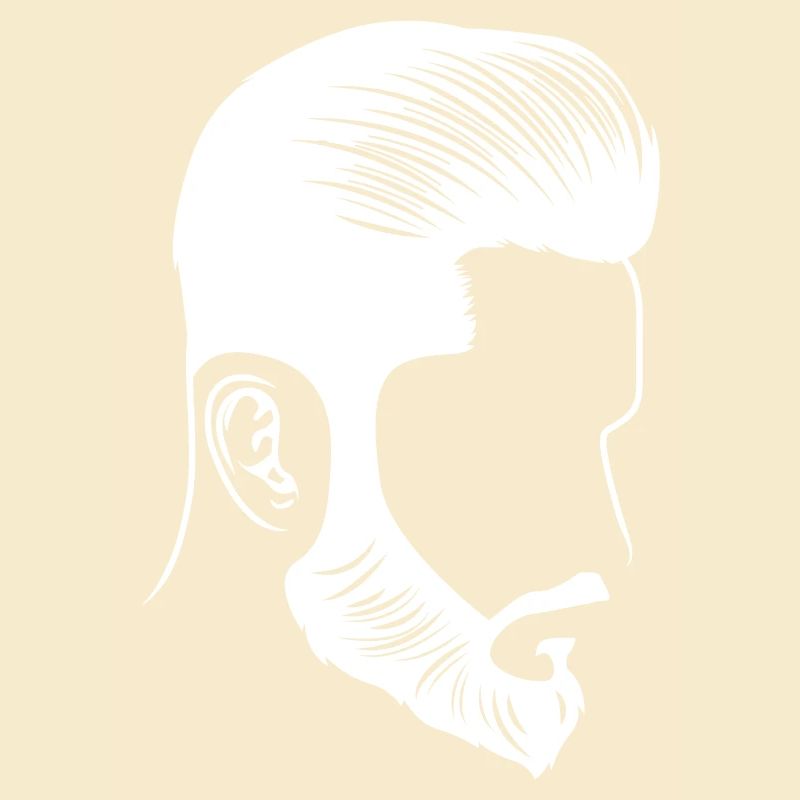 frisur style model bart kopf