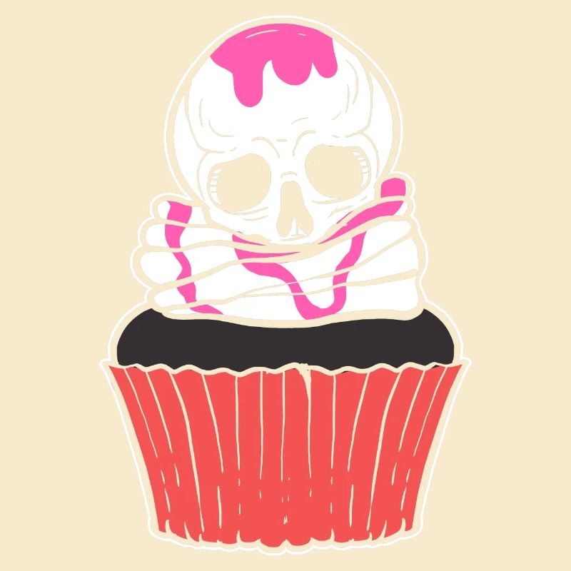 Skull Cupcake Baker Gift