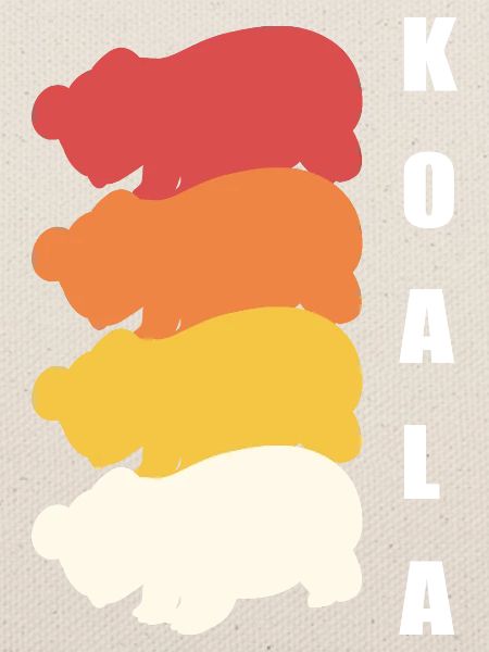 Koalas Retro Zoologe Geschenk