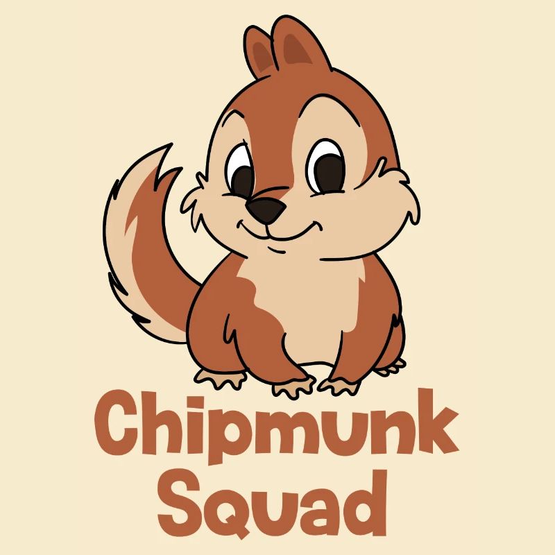 Chipmunk Squad Forest Animal Nature Lover