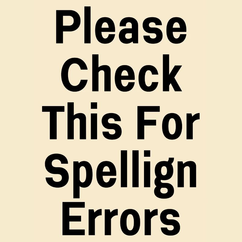 Please Check This For Spellign Errors