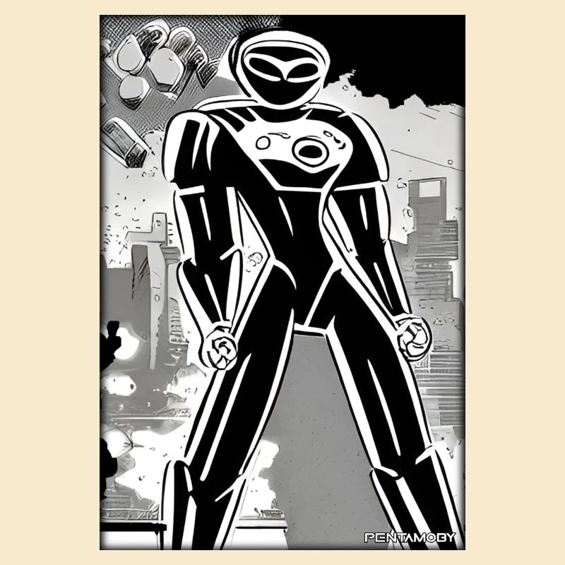 Robot Comic Future Cyborg Machine Technology