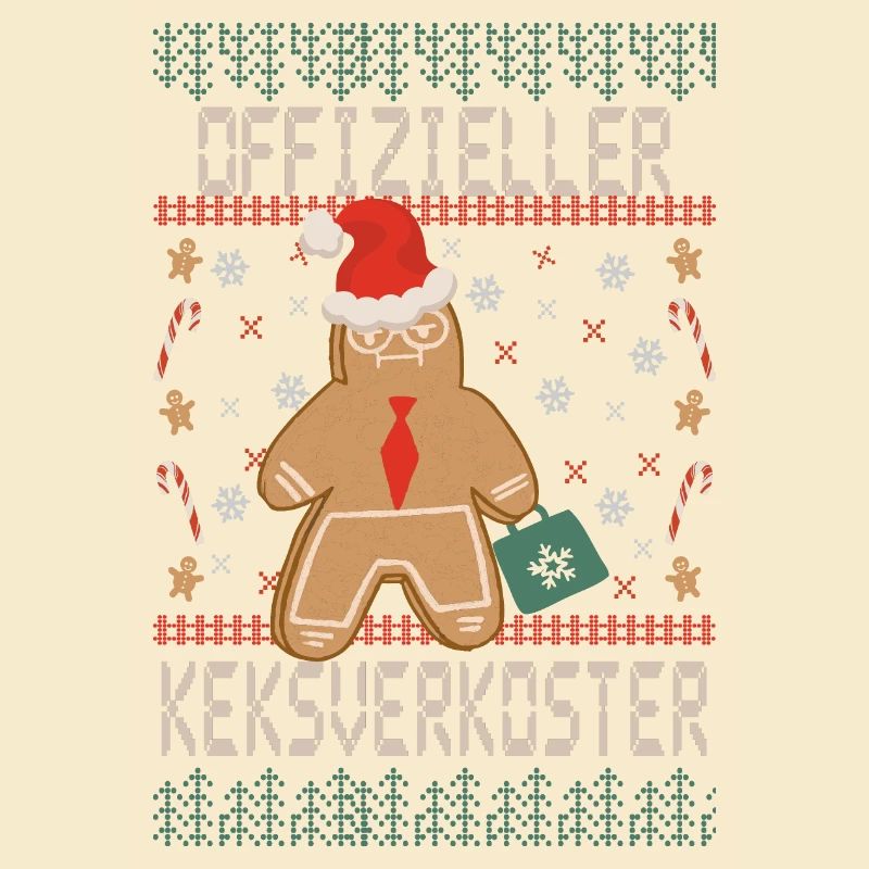 Lustiger Lebkuchenmann Weihnachten Pullover