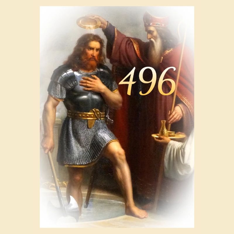 Batême de Clovis 496