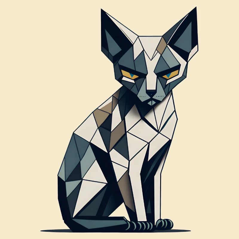 Polygon Siamkatze