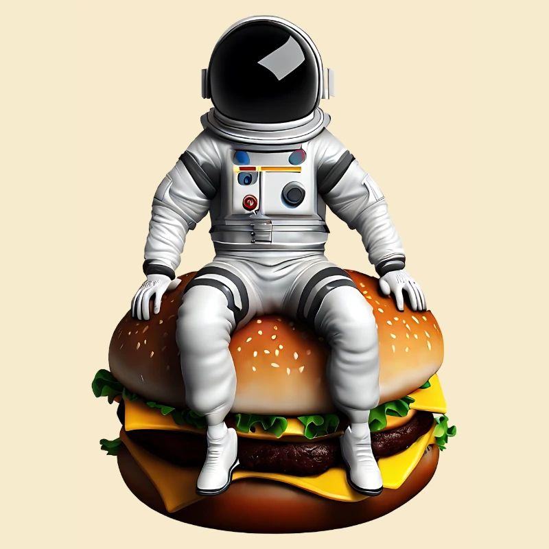 Space Astronaut Cheeseburger