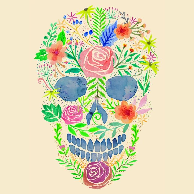 Blumenschädel