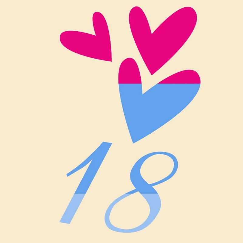 18. 18 ANS. 18e ANNIVERSAIRE. ANNIVERSAIRE 18 ANS.