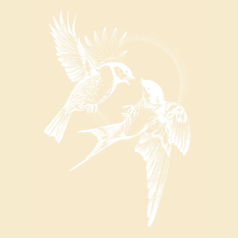 Inversion de combat d’oiseaux