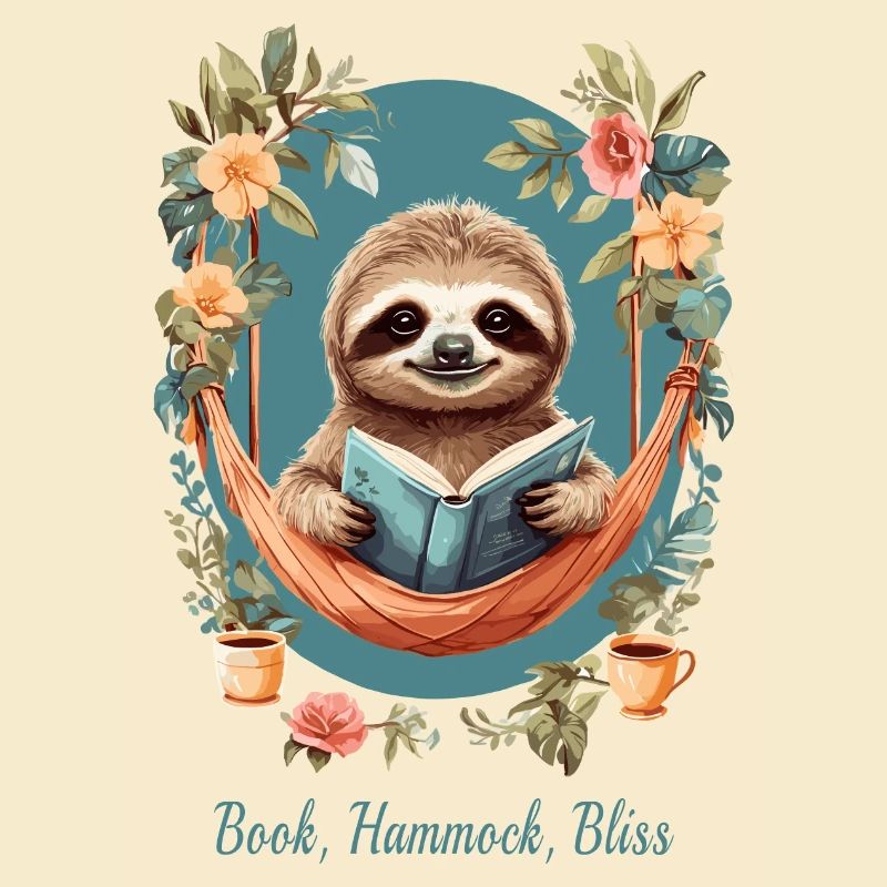 Book, Hammock, Bliss