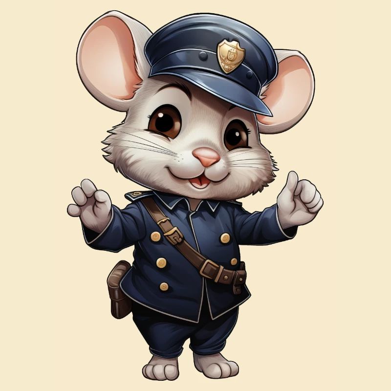 Mäuse Polizistin