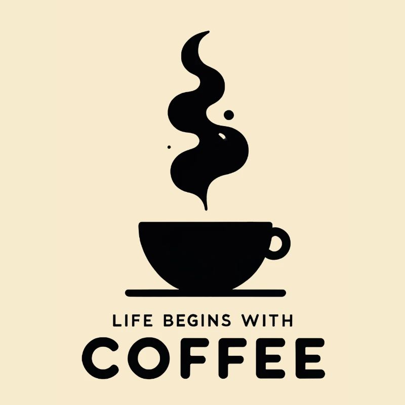 Kaffeebeginn: Leben beginnt