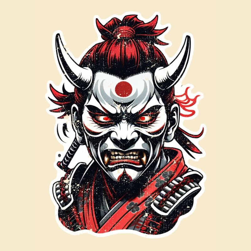 Samurai-Krieger - Japan - Dämon