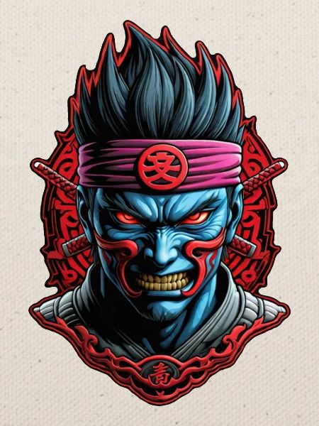 Samurai-Krieger - Japan - Dämon
