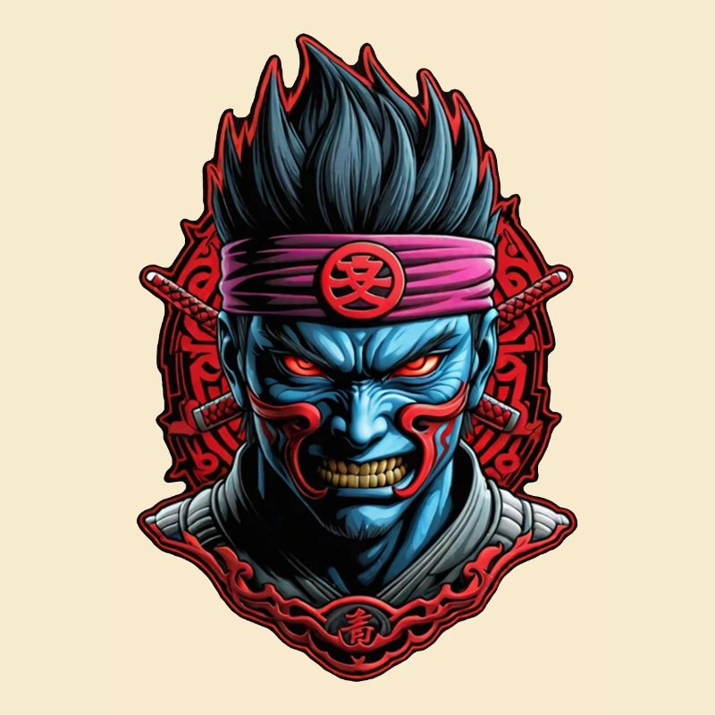 Samurai-Krieger - Japan - Dämon